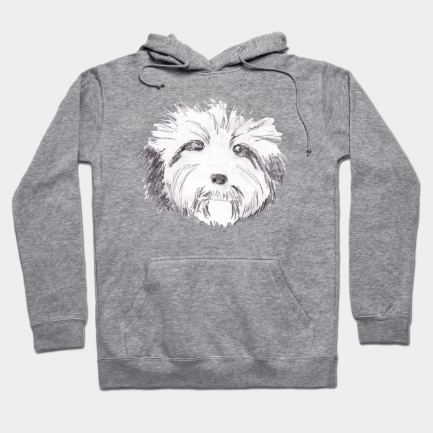 Wise Old Dog Hoodie by Art is Sandy